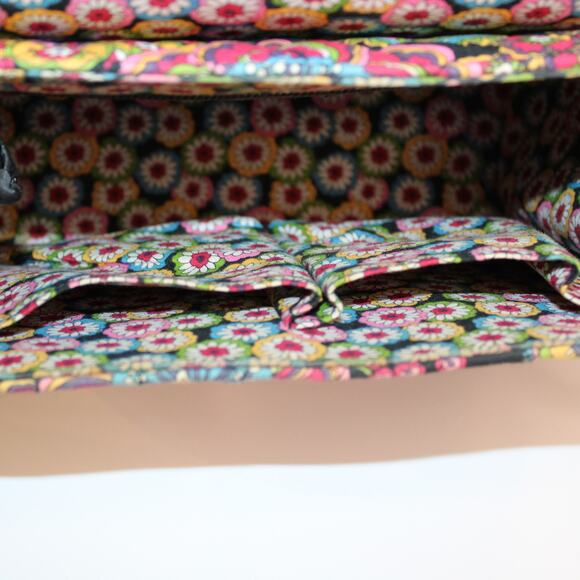 Vera Bradley Julia Turn Lock Satchel Purse & Wallet, Parisian Paisley Pattern - Picture 13 of 16